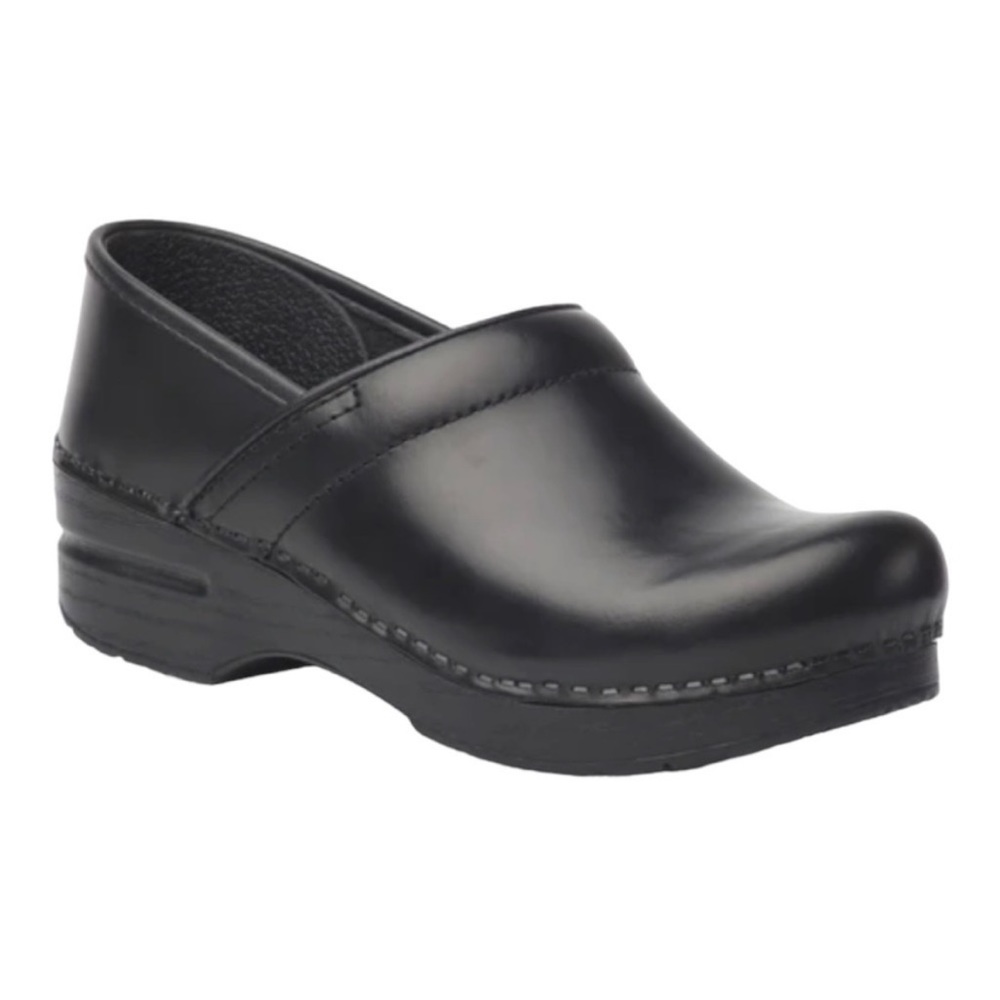 Dansko Professional Leather Clog Nurse Work Black Comfort Clog EU 42 US 11.5-12